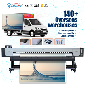 Impresora de Banners de 3.2m (10 pies) YINGHE 2026 Nueva, con 2 Cabezales XP600, Placa Hoson, Material Flexible Retroiluminado PP PVC, Tinta <span class=keywords><strong>EcoInk</strong></span> Infrarroja - Product Image 1