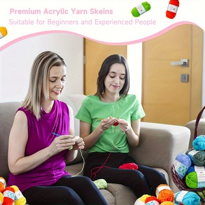 <span class=keywords><strong>Kit</strong></span> de Costura con 56 Agujas de TPR, Juego Completo para <span class=keywords><strong>Tejer</strong></span> Suéteres de Lana a Mano, Herramientas de Crochet para <span class=keywords><strong>Principiantes</strong></span> - Product Image 5