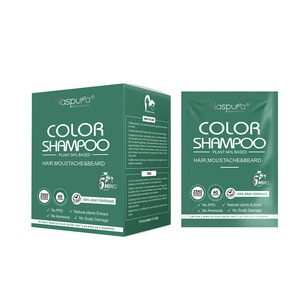 Shampoo Colorante per Capelli, Baffi e Barba, Senza PPD e Ammoniaca, Copertura 100% dei Capelli Grigi, <span class=keywords><strong>Colore</strong></span> Marrone Scuro Naturale, Tintura Rapida - Product Image 3
