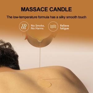 เทียนนวดน้ำมันหอมระเหยขี้ผึ้งถั่วเหลืองใช้ในบ้านเพื่อบรรเทาความเครียดและเพิ่มความชุ่มชื้นให้ผิวเทียนหอมน้ำมันบำรุงผิว - Product Image 3