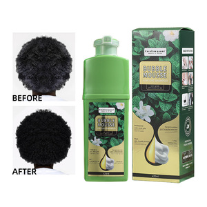 Tinta <span class=keywords><strong>per</strong></span> <span class=keywords><strong>Capelli</strong></span> in Gel a Base di <span class=keywords><strong>Erbe</strong></span> Naturale di Grado Premium <span class=keywords><strong>per</strong></span> Cambiare il Colore da Grigio a Nero Permanente - Product Image 1