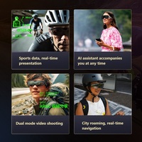 Lunettes AR Tendance 2025 : Traduction Intelligente, Navigation Cycliste, Prise de Vue 4K Haute Définition, Interaction IA, Protection UV380
