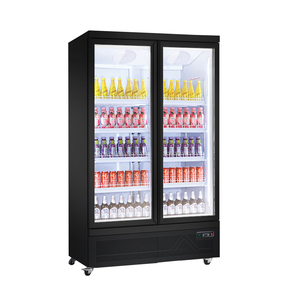 Magasin de supermarché Affichage vertical des boissons Congélateur LED 3 portes vitrées Réfrigérateur pour boissons Aliments commerciaux <span class=keywords><strong>Vitrine</strong></span> réfrigérée - Product Image 6