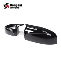 Copri Specchietti Laterali Stile M per BMW X5 E70 X6 E71 2007-2014, Set di Calotte Specchietti Retrovisori in Plastica ABS Lucida Nera