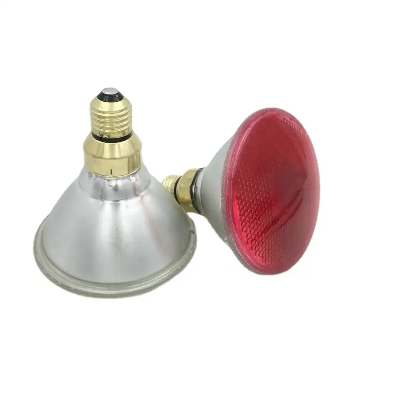 Yüksek kaliteli kırmızı/şeffaf PAR38 175W 150W kızılötesi ısı lambası tıbbi kızılötesi terapi lambası Sauna lambası iyi fiyat