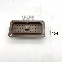 Connecteur de carte mère 54 broches E320C E320D pour excavatrice, référence 163-6637, pour marque Yokes, Chine