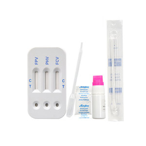 Pet chẩn đoán bác sĩ thú y nhanh chóng kiểm tra mèo parvovirus herpesvirus calicillin AB FPV fhv fcv AB <span class=keywords><strong>Kit</strong></span> kiểm tra - Product Image 5