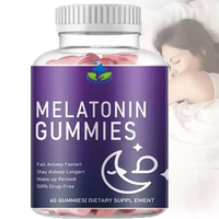 Ausreson Halal Chine - Vente en gros - Gommes à la mélatonine Complément alimentaire Sommeil Sans sucre Gommes pour enfants 10mg 20mg Gommes à la mélatonine