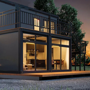 <span class=keywords><strong>Casas</strong></span> Prefabricadas de Lujo Portátiles, Personalizables, de Dos Pisos, Tipo Contenedor, Casa Modular Prefabricada - Product Image 2
