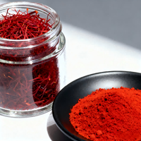 Poudre d'extrait de Crocus Sativus de safran de haute qualité 40% pur 3% Crocétine Crocin prix Safranal