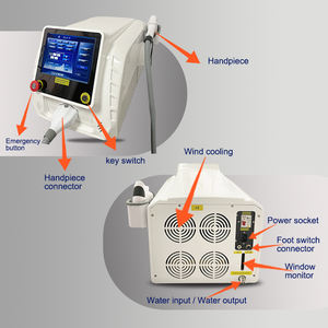 Beijing Sunrise 808 нм диодный лазерный наконечник, 16 высококачественных лазерных стержней США, Мощность 1600 Вт диодный лазер - Product Image 3