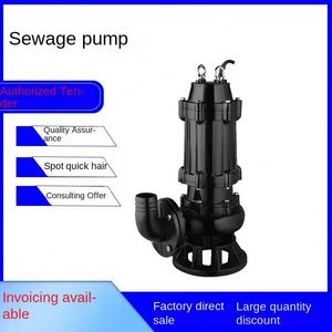 <b>Submersible</b> Sewage <b>Pump</b> with Grinder Cutter Centrifugal Dewatering for Waste and Dirty Water for Sewage Industrial Sewage <b>Pump</b> - Product Image 2