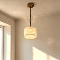 Suspension moderne élégante, luminaire créatif de luxe à tête unique en imitation marbre