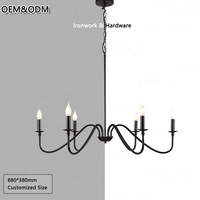Lustre vintage minimaliste personnalisé - Éclairage de luxe haut de gamme pour salon, villa, salle à manger et chambre à coucher Candelabro