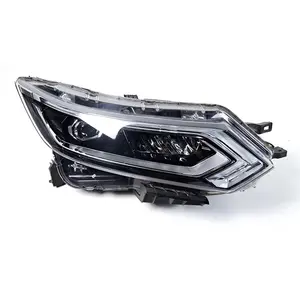 Car Turn Signal Headlight LED Lights Assembly For Nissan Qashqai 2019-2020 Led Daytime Running Lamp Accessories