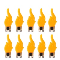 Bougies LED COB 3V à Effet Scintillant, Nouveau Design, Filament LED Flamme DIY Multicolore, USB/Wi-Fi, Commande Vocale, Lumière WS2811 - Vente Chaude