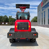 HZM Land maschinen lieferant 2ton 825T Teleskop ausleger Hof lader/Radlader/Lader