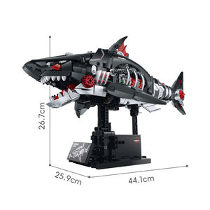 Lámpara Mecánica Cyber Shark, Juguete Educativo de Bloques de Construcción de Plástico para Niños, Regalo de Cumpleaños Compatible con - Product Image 2