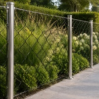 Filet de protection en treillis métallique en acier inoxydable 304 à oxyde noir, haute résistance, flexible, pour jardin, zoo, volière, fabriqué en Chine