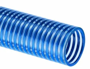 Tuyau d'aspiration en PVC 4 pouces 15bar tuyau flexible tuyau à haute résistance à l'abrasion