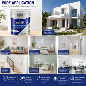 Mold Proof and Scrub Resistant Interior Latex <b>Paint</b> Water Based Eco Friendly Indoor Wall <b>Coating</b> - Product Image 6