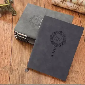 Schoolbenodigdheden Custom Logo Soft Cover Lederen Sublimatie Executive Dagboek Notebook Met Pen