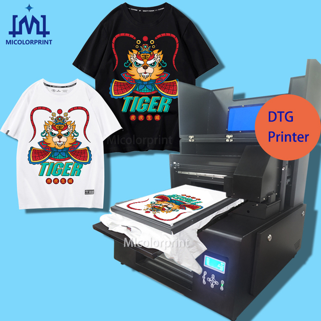 Direct Sale DTG Inkjet Textile Printer for T-Shirt, Wool, Cotton & Canvas Printing Machine