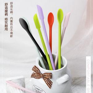 Raspador de silicona de doble punta para eliminar residuos de cera y limpiar el interior de la cuchara - Product Image 4