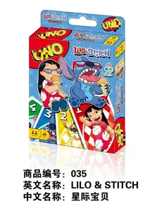 Wholesale High Quality 46 Colors AMa Zon Hot Sell Unos Card Game Hot Sale Cartoon Anime Games No Mercy Cards Real Family TOMJER