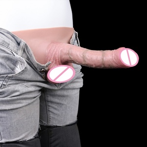 2025 Hot Selling 8 Inch Hollow Strap on <b>Dildo</b> for Men <b>Dildo</b> Pants With Hole - Product Image 6
