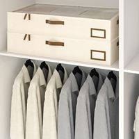 Conteneurs de rangement sous le lit avec fenêtre, organisateurs de placard et sacs de rangement, sacs de rangement pliables sous le lit pour couvertures