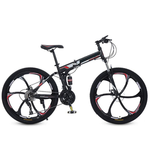 <strong>Wholesale</strong> 21 Speed Foldable Mountain Bike <strong>Bicycles</strong> Folding Mountain Bike 26/24 Mtb for Adults Men - Product Image 2