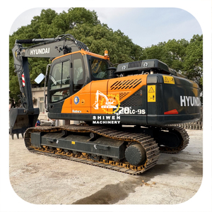 Excavadoras Usadas HYUNDAI 220LC-9S con Orugas Nuevas, Excavadora de Segunda Mano Original de Corea, Maquinaria de Construcción HYUNDAI 220 225 215 - Product Image 1
