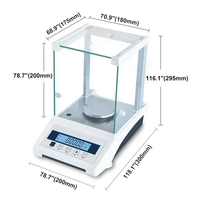 Balance analytique à réponse rapide BIOSTELLAR FA-E avec fonction de stabilisation, de tare et de comptage pour le contrôle qualité industriel