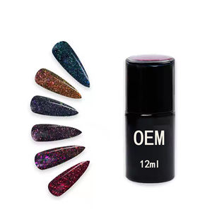 Esmalte <span class=keywords><strong>de</strong></span> Uñas con Purpurina Brillante <span class=keywords><strong>de</strong></span> Marca Privada OEM, Gel UV Orgánico para Suministros <span class=keywords><strong>de</strong></span> Salones <span class=keywords><strong>de</strong></span> Belleza para Arte <span class=keywords><strong>de</strong></span> Uñas - Product Image 1