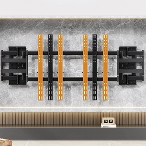 36mm Ultra Slim Large Screen Full Motion Swivel 30/30 55-100 <strong>Inch</strong> Cold Rolled Steel <strong>TV</strong> Mount Heavy Duty 800x600mm 125kg - Product Image 3