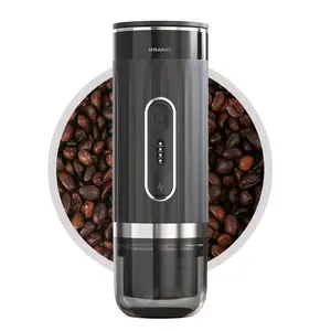 Kahve kapsülleri ve öğütülmüş kahve ile uyumlu seyahat ev araba için otomatik Mini taşınabilir kahve yapma makinesi