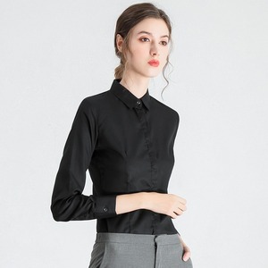 <span class=keywords><strong>Chemise</strong></span> professionnelle en coton à manches longues et boutons dissimulés pour femmes <span class=keywords><strong>chemise</strong></span> habillée d'affaires pour femmes vente en gros de chemises <span class=keywords><strong>sans</strong></span> <span class=keywords><strong>repassage</strong></span> - Product Image 6