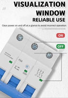 Interruptor Automático Miniatura MINGTUO MCB 10A 125A Tipo Bajo Voltaje 1P/2P/3P/4P Capacidad de Ruptura 4.5kA/6kA para Protección de Motores e Iluminación
