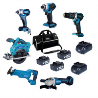 CK2106 Ensemble de 6 outils, fabricants et fournisseurs, équipement électrique sans balais, qualité industrielle, kit combiné sans fil 18V sans balais