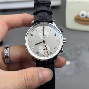 Reloj Mecánico de Buceo para Hombre 2026, Esfera Blanca, Correa de Acero Inoxidable, Resistente al Agua 100 Bar, Reloj Automático de Alta Calidad - Product Image 1