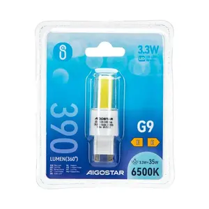 Lampada LED G9 3.3W, potenza efficiente, luce bianca, G9, ideale per illuminazione e decorazione di interni in case e... - Product Image 2