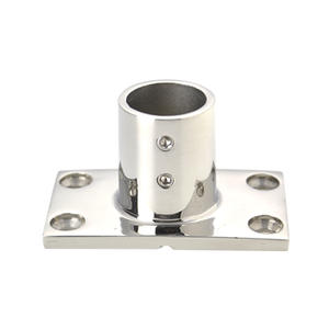 Parasol marin, base en tube d'acier inoxydable 316, accessoires pour yachts, bateaux à moteur, voiliers, camping-cars, connecteur de tube carré - Product Image 1