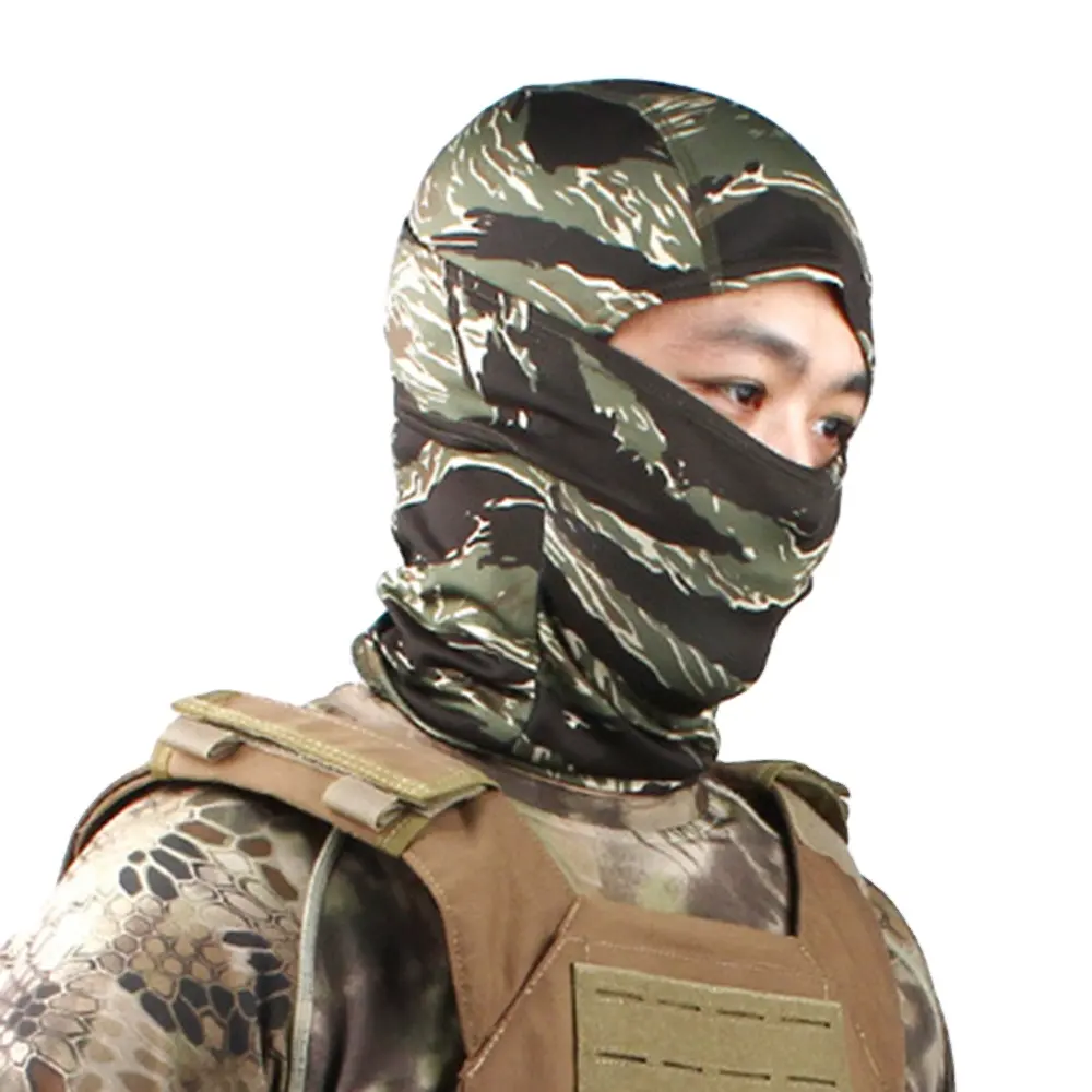 Motorcycle mask camouflage tactical balaclava full face mask ski hunting hiking cycling face shield neck gaiter scarf