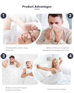 Tiras Nasales Better Breath Anti-ronquidos, Libres de Látex, Suaves y de Alto Rendimiento, para la Congestión Nasal Debida a Resfriados y Alergias - Product Image 3