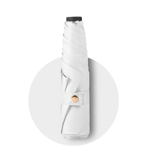 Paraguas ultraligero personalizado de doble uso para lluvia y sol, impermeable, protección UV, Control Manual, Principito, viaje, pongee, revestimiento negro - Product Image 6