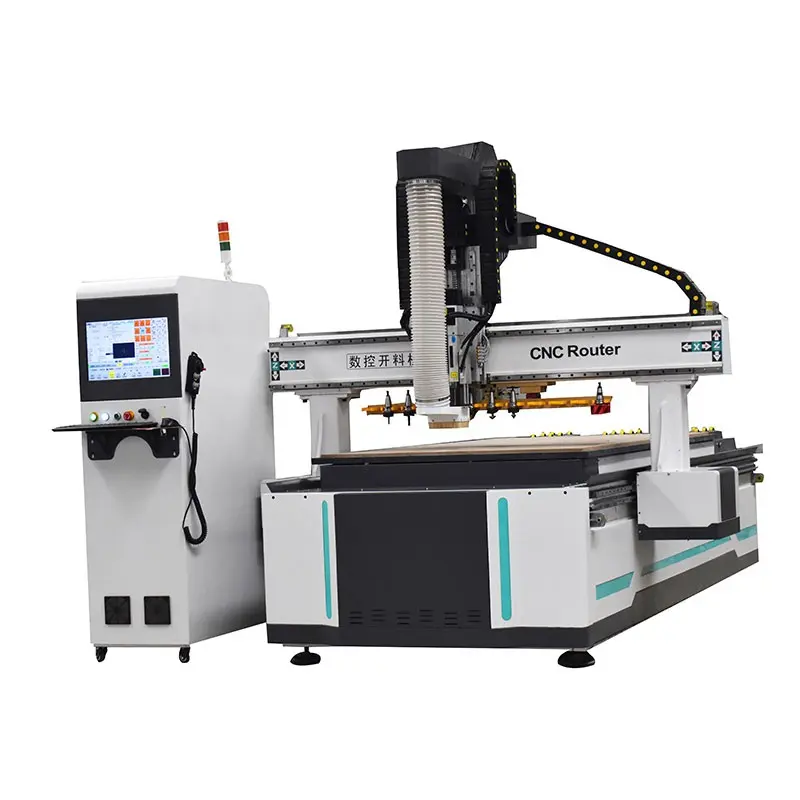 1530 atc cnc router machine 1500x3000 auto tool changer wood cnc router for cabinet door