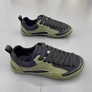 Baskets pour hommes à bout large, respirantes, plates, antidérapantes, vert-<span class=keywords><strong>noir</strong></span>, pour la marche quotidienne, la randonnée en extérieur et les loisirs - Product Image 3