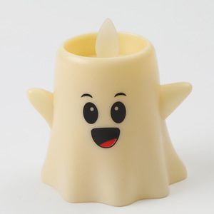 <span class=keywords><strong>Luminara</strong></span> Ghost - Bougies sans flamme pour Halloween, bougies LED à piles avec autocollants effrayants, bougies pour le Jour des Morts - Product Image 5