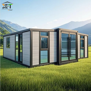 منازل صغيرة متنقلة جاهزة الصنع من كاسا ، منزل مسبق الصنع قابل للطي حديث ، تراس 20 قدمًا و 40 قدمًا و 2 و 3 و 4 غرف نوم - Product Image 1